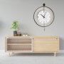 WALLXPERT Dekorativni metalni zidni sat Mclock 00108 black - slika 2