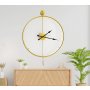 WALLXPERT Dekorativni metalni zidni sat Mclock 00101 boja zlatna - slika 3