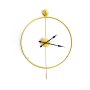 WALLXPERT Dekorativni metalni zidni sat Mclock 00101 boja zlatna - slika 1