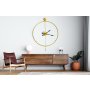 WALLXPERT Dekorativni metalni zidni sat Mclock 00101 boja zlatna - slika 2