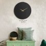 WALLXPERT Dekorativni metalni zidni sat Block Metal Wall Clock APS096 - slika 2