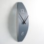 WALLXPERT Dekorativni metalni zidni sat plava boja APS137MCB - slika 3