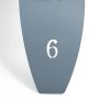 WALLXPERT Dekorativni metalni zidni sat plava boja APS137MCB - slika 4