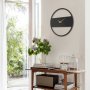 WALLXPERT Dekorativni metalni zidni sat Stripe Metal Wall Clock APS103 - slika 2