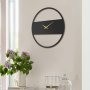WALLXPERT Dekorativni metalni zidni sat Stripe Metal Wall Clock APS103 - slika 1