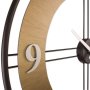 WALLXPERT Dekorativni metalni zidni sat Metal Wall Clock Gold Black - slika 4