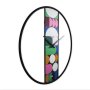 WALLXPERT Dekorativni metalni zidni sat Demre Multicolor - slika 3