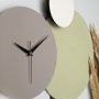 WALLXPERT Dekorativni metalni zidni sat Pavimento Green - slika 2