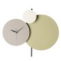 WALLXPERT Dekorativni metalni zidni sat Pavimento Green - slika 3