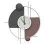 WALLXPERT Dekorativni metalni zidni sat Miskin 1 multicolor - slika 3