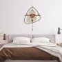 WALLXPERT Dekorativni metalni zidni sat Vakia 1 multicolor - slika 5