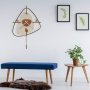 WALLXPERT Dekorativni metalni zidni sat Vakia 1 multicolor - slika 1