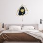 WALLXPERT Dekorativni metalni zidni sat Vakia 2 zlatno - crna - slika 4