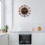 WALLXPERT Dekorativni metalni zidni sat Metal Wall Clock 15 2 - slika 4
