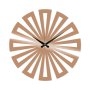 WALLXPERT Dekorativni metalni zidni sat Metal Wall Clock 7 Copper - slika 1
