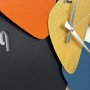 WALLXPERT Dekorativni metalni zidni sat Asr 2 multicolor - slika 3