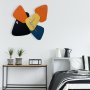 WALLXPERT Dekorativni metalni zidni sat Asr 2 multicolor - slika 4