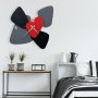 WALLXPERT Dekorativni metalni zidni sat Asr 3 multicolor - slika 4