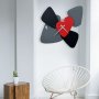 WALLXPERT Dekorativni metalni zidni sat Asr 3 multicolor - slika 5