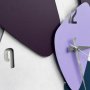 WALLXPERT Dekorativni metalni zidni sat Asr 4 multicolor boja - slika 3