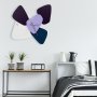 WALLXPERT Dekorativni metalni zidni sat Asr 4 multicolor boja - slika 4
