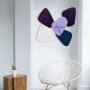 WALLXPERT Dekorativni metalni zidni sat Asr 4 multicolor boja - slika 5