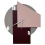 WALLXPERT Dekorativni metalni zidni sat Ecir 1 multicolor - slika 1