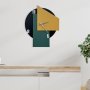 WALLXPERT Dekorativni metalni zidni sat Ecir 2 multicolor - slika 5