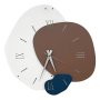 WALLXPERT Dekorativni metalni zidni sat Meymene 1 multicolor - slika 2