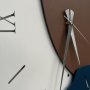 WALLXPERT Dekorativni metalni zidni sat Meymene 1 multicolor - slika 3
