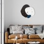 WALLXPERT Dekorativni metalni zidni sat Meymene 2 multicolor - slika 5