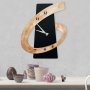 WALLXPERT Dekorativni metalni zidni sat Beyan 2 multicolor - slika 1