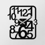WALLXPERT Dekorativni metalni zidni sat Enzoclock S021 black - slika 5