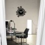 WALLXPERT Dekorativni metalni zidni sat Enzoclock S020 black - slika 3