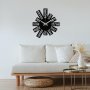 WALLXPERT Dekorativni metalni zidni sat Enzoclock S020 black - slika 4