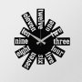 WALLXPERT Dekorativni metalni zidni sat Enzoclock S020 black - slika 5