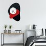WALLXPERT Dekorativni metalni zidni sat Cudi 1 multicolor - slika 4