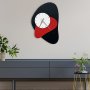 WALLXPERT Dekorativni metalni zidni sat Cudi 1 multicolor - slika 5