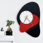 WALLXPERT Dekorativni metalni zidni sat Cudi 1 multicolor - slika 1