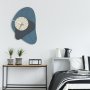 WALLXPERT Dekorativni metalni zidni sat Cudi 2 multicolor - slika 4