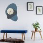 WALLXPERT Dekorativni metalni zidni sat Cudi 2 multicolor - slika 5