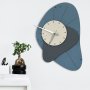 WALLXPERT Dekorativni metalni zidni sat Cudi 2 multicolor - slika 1
