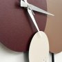 WALLXPERT Dekorativni metalni zidni sat Felah 1 multicolor - slika 3