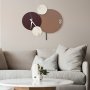 WALLXPERT Dekorativni metalni zidni sat Felah 1 multicolor - slika 5