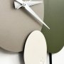 WALLXPERT Dekorativni metalni zidni sat Felah 2 multicolor - slika 3
