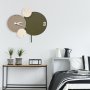 WALLXPERT Dekorativni metalni zidni sat Felah 2 multicolor - slika 4