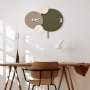 WALLXPERT Dekorativni metalni zidni sat Felah 2 multicolor - slika 1