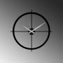 WALLXPERT Dekorativni metalni zidni sat Simple black - slika 5