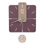 WALLXPERT Dekorativni metalni zidni sat Dalalet 1 multicolor - slika 1