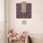 WALLXPERT Dekorativni metalni zidni sat Dalalet 1 multicolor - slika 2